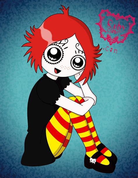 One of the girls groaned as the creature that she laid on moved. . Ruby gloom deviantart